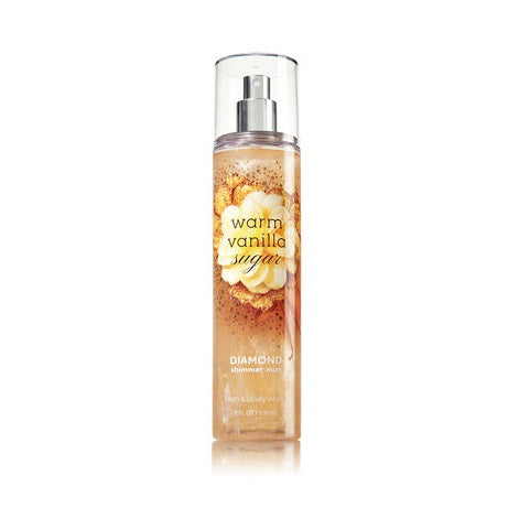 バスアンドボディワークス ダイアモンドシマーミスト ウォームバニラシュガー 236ml / Bath and Body Works Diamond  Shimmer Mist Warm Vanilla Sugar 8floz