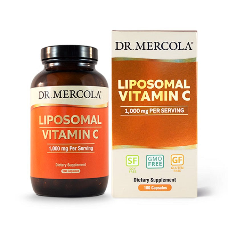 ドクターマコーラ リポソマル ビタミン C 1000mg 180 カプセル / Dr. Mercola Liposomal VitaminC 1000mg 180caps