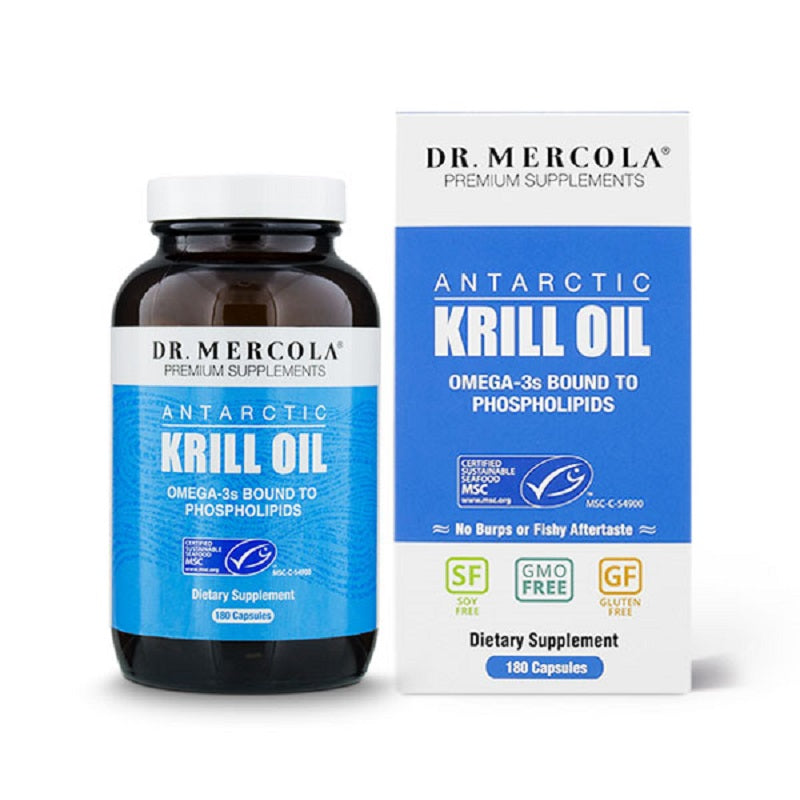 ドクター マコーラ クリルオイル (1000 mg) 180 カプセル / Dr. Mercola Krill Oil (1000 mg) 180 CAPSULES