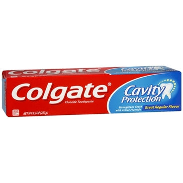 コルゲート キャビティプロテクション フロライド トゥースペースト Colgate Cavity Protection Fluoride Toothpaste, Regular 8.2 oz (232 g)