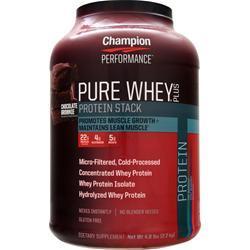 チャンピオン ピュアホエイスタック プロテイン チョコレート 2.27Kg Champion Pure Whey Protein Chocolate Brownie