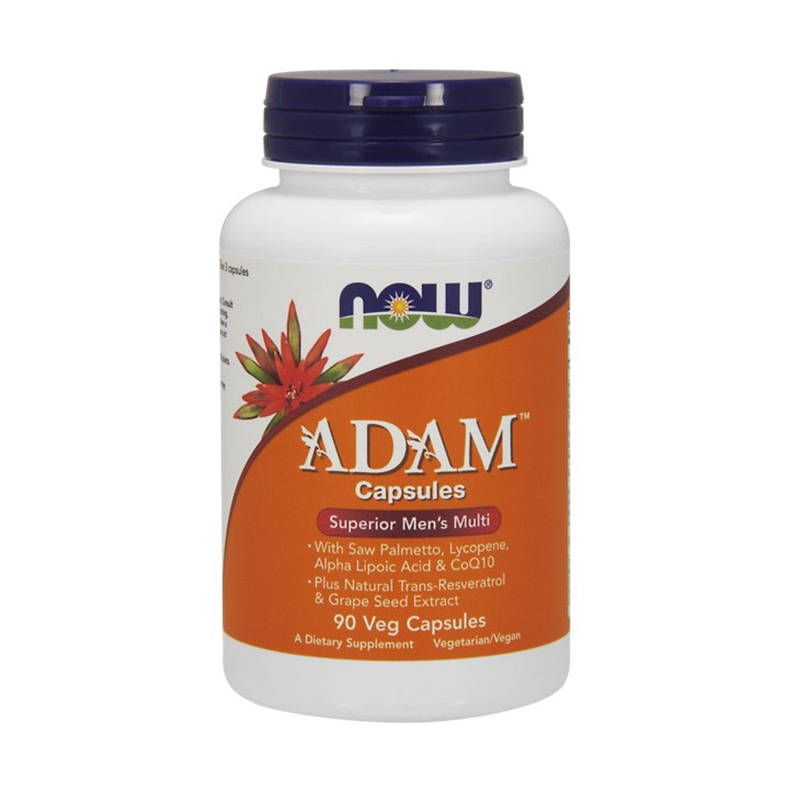 ナウフーズ アダム メンズ マルチビタミン 90 ベジカプセル / Now Foods ADAM Men's Multiple Vitamin 90 Veg Capsules