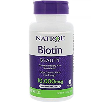 ナトロール ビオチン マキシマムストレングス 100タブレット / Natrol Biotin Maximum Strength Tablets, 10,000mcg, 100 Count