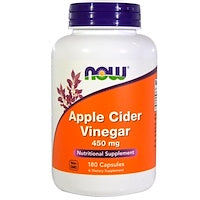 ナウフーズ アップルサイダービネガー 450mg 180カプセル / Now Foods Apple Cider Vinegar 450 mg 180 Capsules