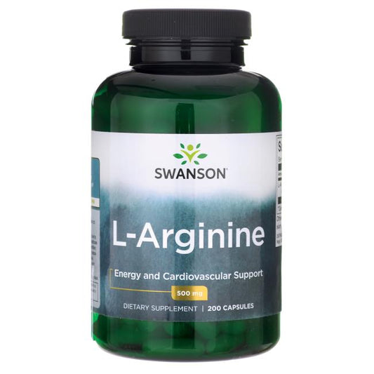 スワンソン プレミアム L-アルギニン500�r 200カプセル / Swanson Premium L-Arginine 500�r 200 capsules