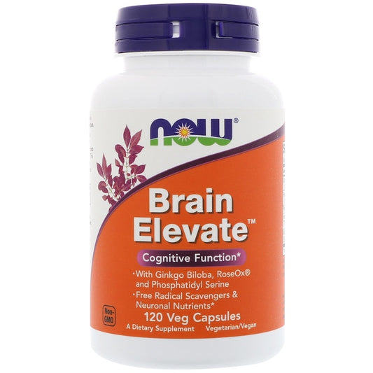 ナウフーズ ブレイン エレクティブ 120ベジタブルカプセル / Now Foods Brain Elevate 120 Veg Capsules