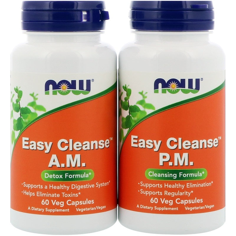 ナウフーズ イージークレンズ 60ベジタブルカプセル 2本セット / Now Foods Easy Cleanse 2 Bottles 60 Veg Capsules Each