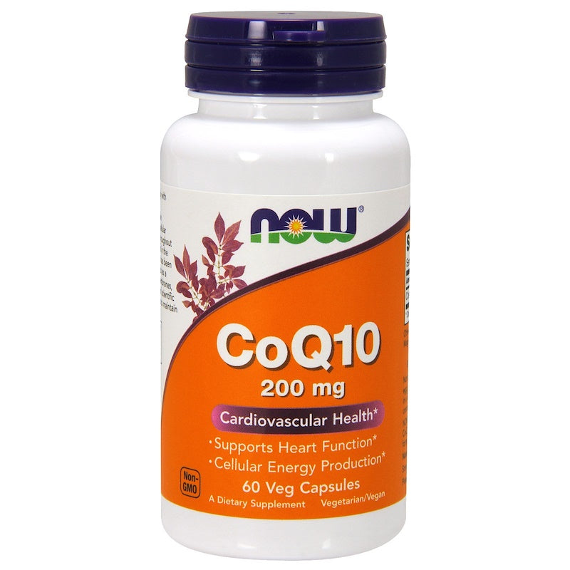 ナウフーズ コエンザイムQ10 200mg 60 ベジタブルカプセル / Now Foods CoQ10 200 mg 60 Veg Capsules