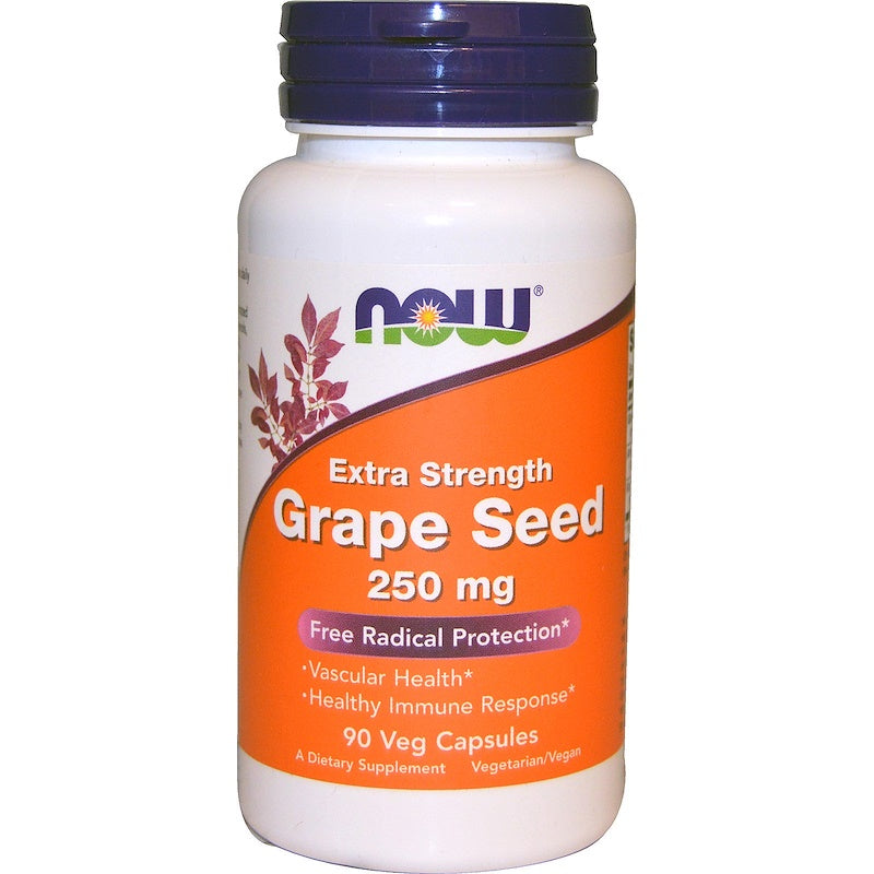 ナウフーズ グレープシード エクストラストレングス 250mg 90ベジタブルカプセル / Now Foods Grape Seed Extra Strength 250 mg 90 Veg Capsules