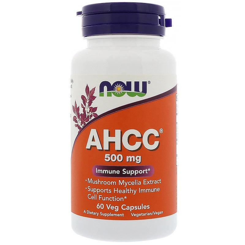 ナウフーズ AHCC 500mg 60ベジタブルカプセル / Now Foods AHCC 500 mg 60 Veg Capsules