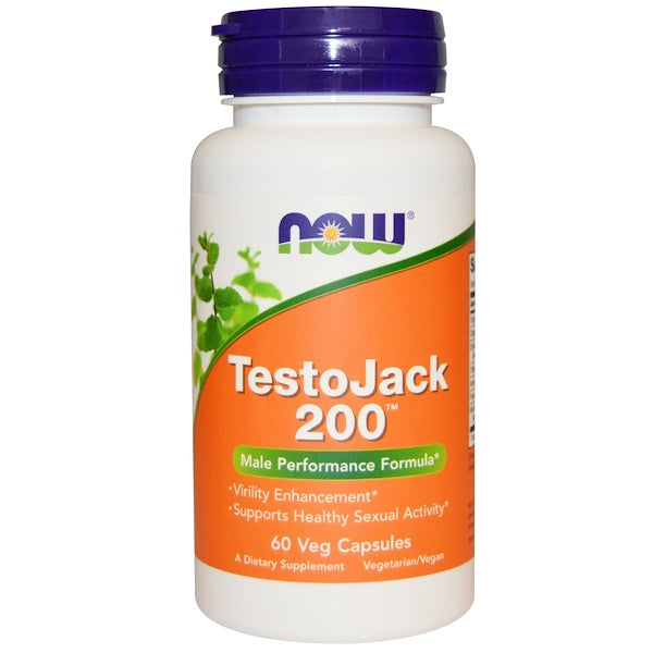 ナウフーズ テストジャック 200 　60ベジタブルカプセル/ Now Foods TestoJack 200 60 Veg Capsules