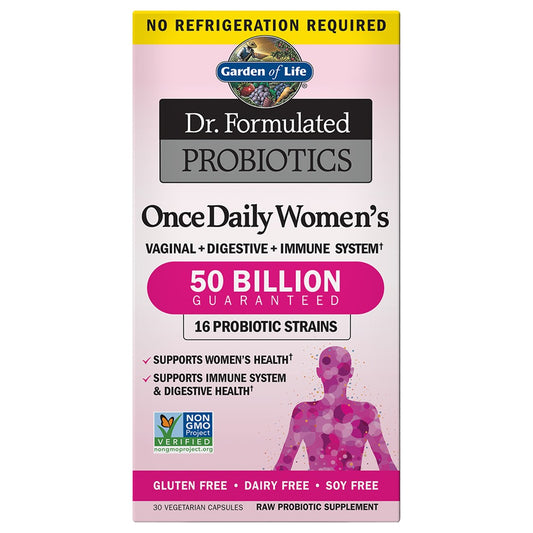 ガーデンオブライフ ドクター フォーミュレイテッド 女性用 30ベジタブルカプセル / Garden of Life Dr. Formulated Probiotics Once Daily Women's 30 Veggie Caps