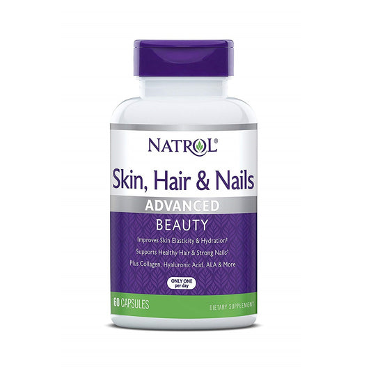 ナトロール スキン、ヘア ＆ ネイル 60カプセル / Natrol Skin, Hair & Nnails 60capsules