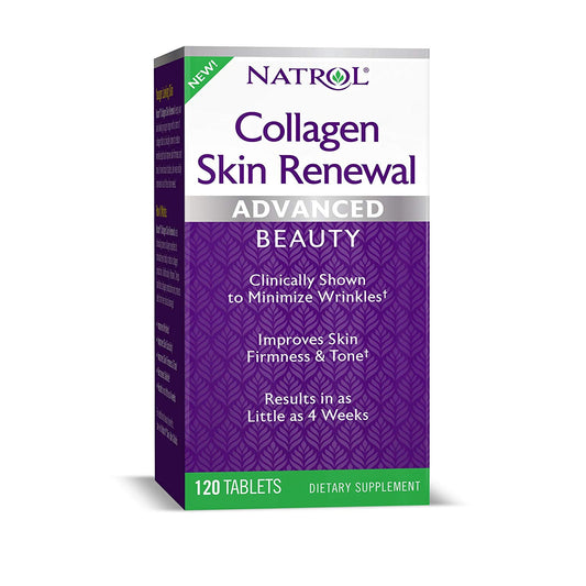 ナトロール コラーゲン スキン リニューアル 120タブレット / Natrol Collagen Skin Renewal 120tablets