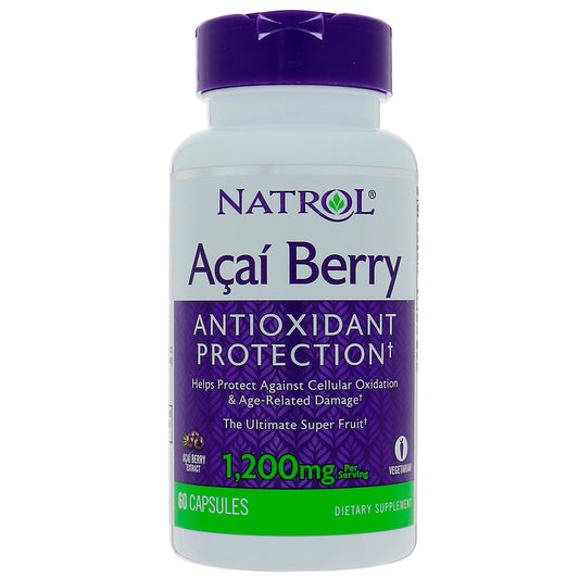 ナトロール アサイベリー アンチオキシダント プロテクション 60カプセル / Natrol Acaiberry Antioxidant Protection 60capsules