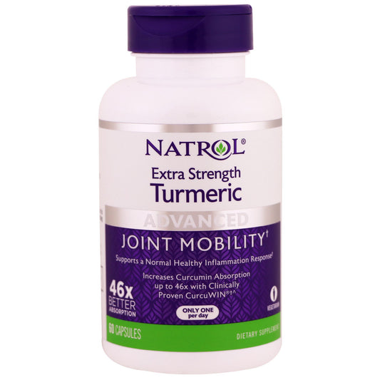 ナトロール エクストラ ストレンス ターメリック 60カプセル / Natrol Extra Strength Turmeric 60capsules