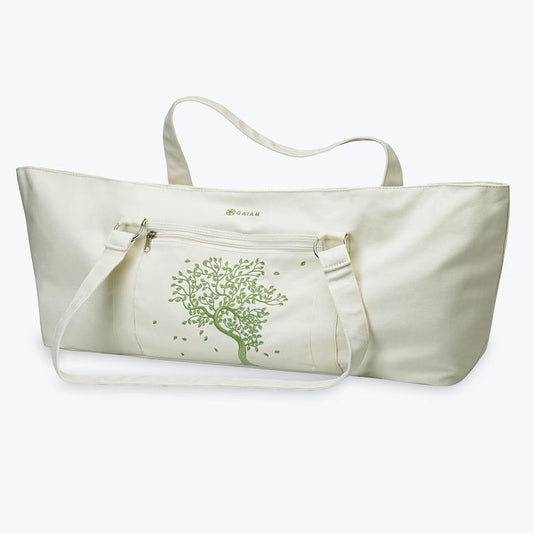 ガイアム ヨガマット トート バッグ シトロン サンディアル / Gaiam Yoga Mat Tote Bag Citron Sundial