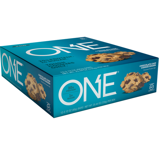 OhYeah! ワン プロテインバー チョコレートチップ クッキードウ 12本入り / OhYeah! One Protein Bar Chocolate Chip Cookie Dough 12 Bars