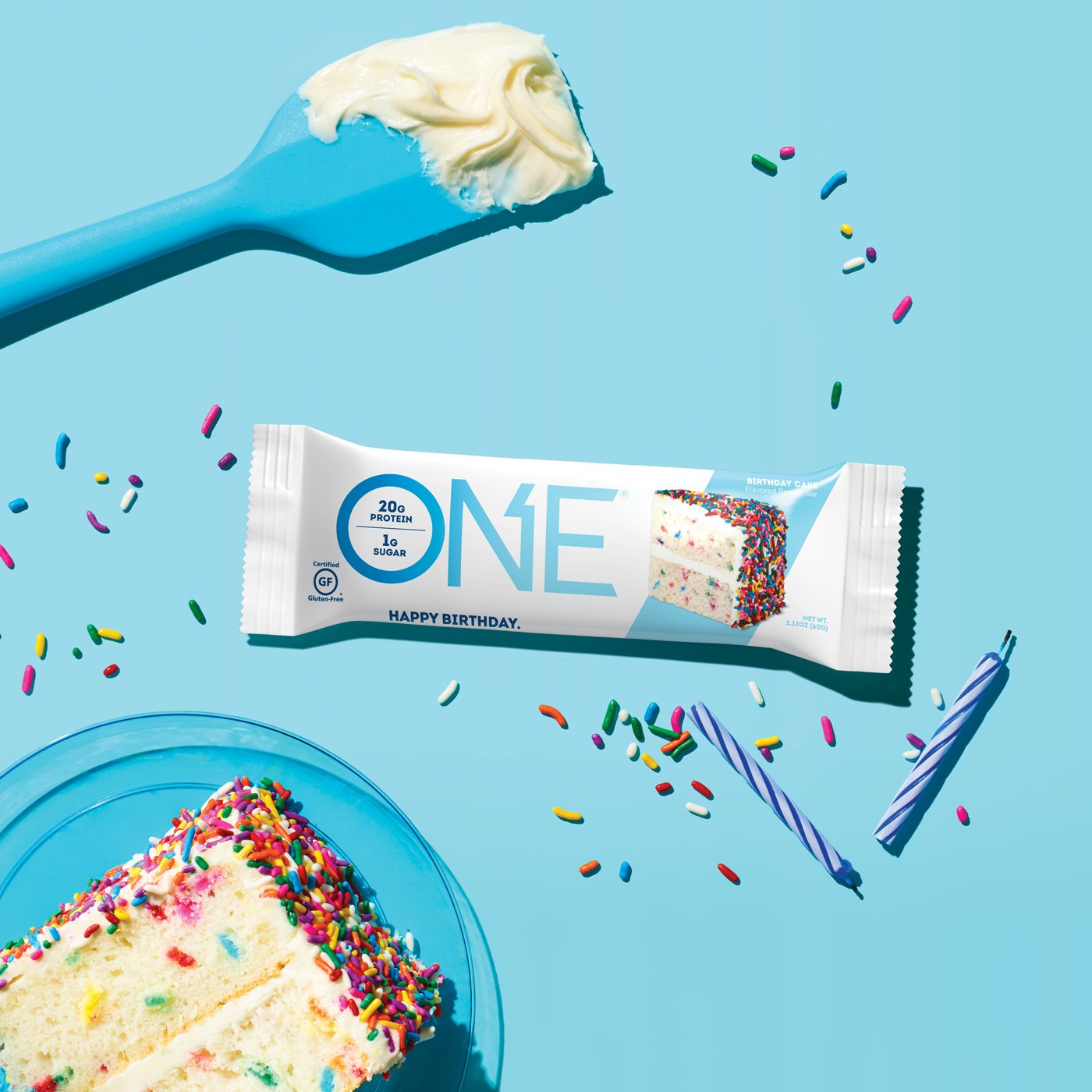 OhYeah! ワン プロテインバー バースデーケーキ 12本入り / OhYeah! One Protein Bar Birthday Cake 12 Bars