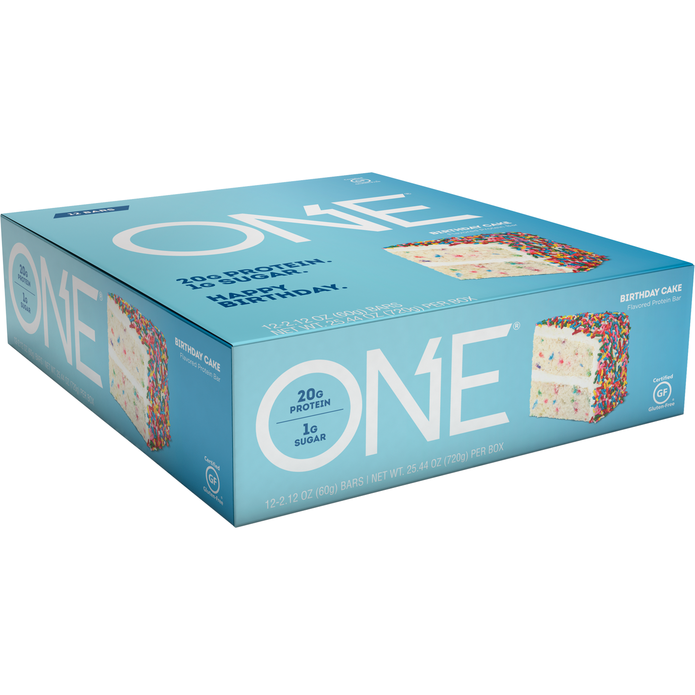 OhYeah! ワン プロテインバー バースデーケーキ 12本入り / OhYeah! One Protein Bar Birthday Cake 12 Bars