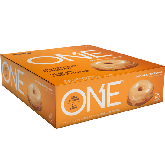 OhYeah! ワン プロテインバー メープルグレーズドーナツ 12本入り / OhYeah! One Protein Bar Maple Glazed Doughnut 12 Bars