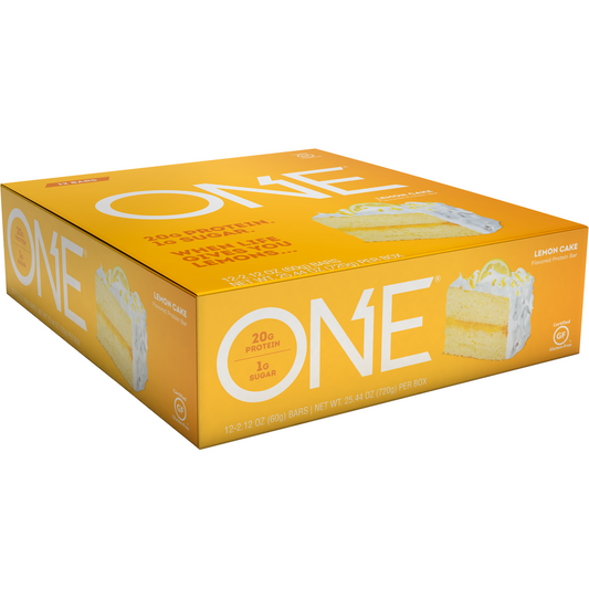 OhYeah! ワン プロテインバー レモンケーキ 12本入り / OhYeah! One Protein Bar Lemon Cake 12 Bars