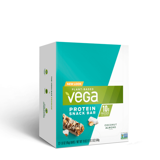 ベガ プロテイン スナックバー ココナッツアーモンド 12本入り / VEGA Protein Snack Bar Coconut Almond 12 Bars