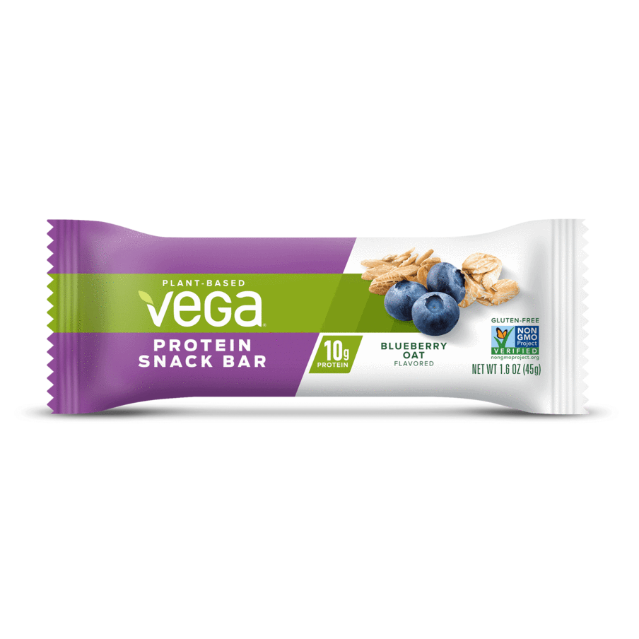 ベガ プロテイン スナックバー ブルーベリーオーツ 12本入り / VEGA Protein Snack Bar Blueberry Oat 12 Bars