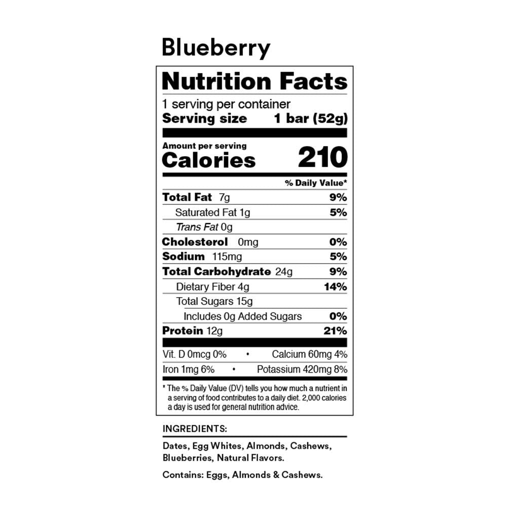 アールエックスバー プロテインバー ブルーベリー 12本入り / RXBAR Protein Bar Blueberry 12 Bars