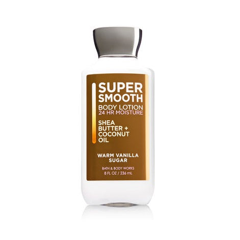 バスアンドボディワークス スーパースムースボディローション ウォームバニラシュガー 236ml  / Bath and Body Works Super Smooth Body Lotion Body Lotion Warm Vanilla Sugar 8floz