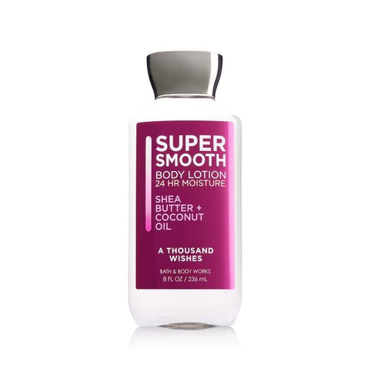 バスアンドボディワークス スーパースムースボディローション アサウザンドウィッシュ 236ml  / Bath and Body Works Super Smooth Body Lotion Body Lotion A Thousand Wishes 8floz